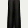 PARAMIDONNA BEACH PANTS TESSA BLACK> Trousers And Skirts | Beachwear