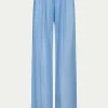 PARAMIDONNA BEACH PANTS TESSA BLUE> Trousers And Skirts | Beachwear