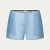 PARAMIDONNA BEACH SHORTS TESSA BLUE> Trousers And Skirts | Beachwear
