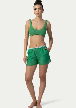 PARAMIDONNA BEACH SHORTS TESSA EMERALD> Trousers And Skirts | Beachwear