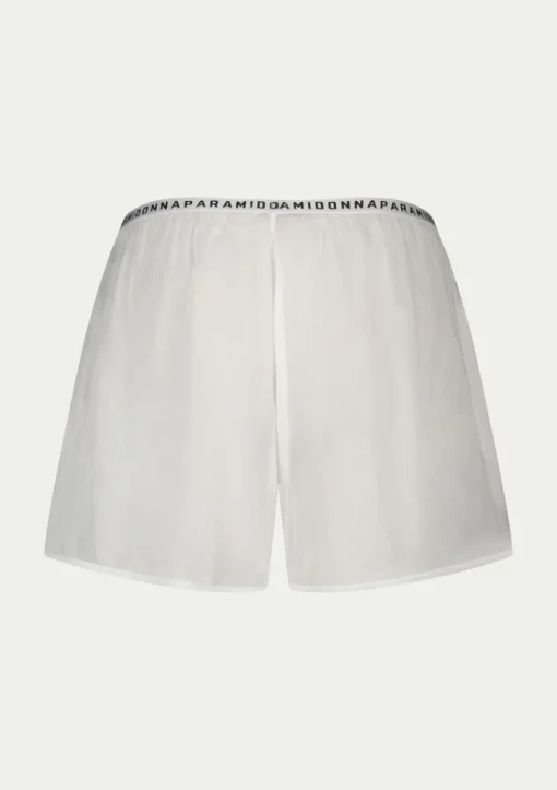 PARAMIDONNA BEACH SHORTS TESSA WHITE> Trousers And Skirts | Beachwear