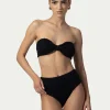 PARAMIDONNA BETTY BLACK WAVE> One Size | Two Piece