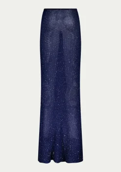 PARAMIDONNA BRUNA SKIRT NAVY BLUE> Trousers And Skirts | Crochet