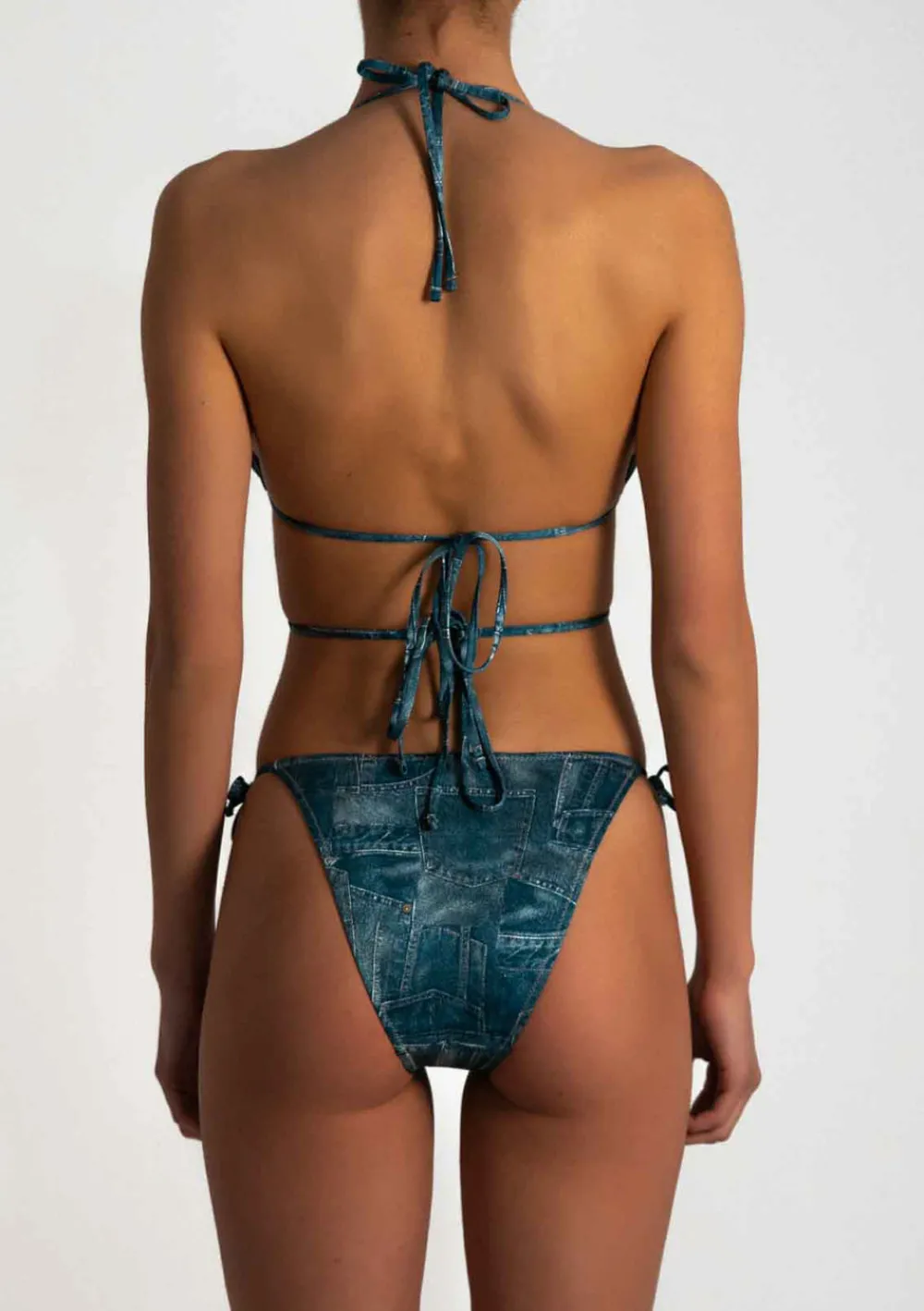 PARAMIDONNA CINDY DENIM BLUE> Two Piece | Swimwear
