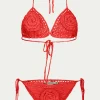 PARAMIDONNA FLORA WATERMELON> Crochet | Two Piece