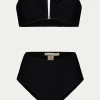 PARAMIDONNA FRIDA HIGH-WAIST BLACK> One Size | Two Piece