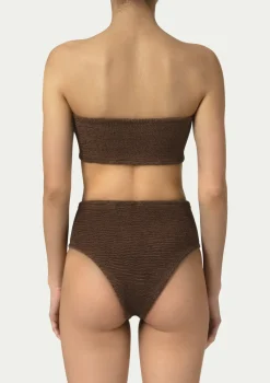 PARAMIDONNA FRIDA HIGH-WAIST CHOCO> One Size | Two Piece