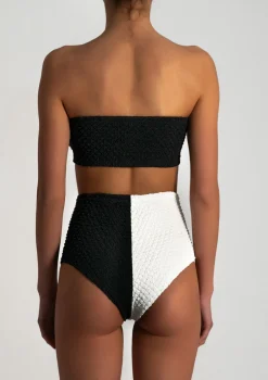 PARAMIDONNA GRETA BUBBLE BLACK & FOAM> Two Piece | Swimwear