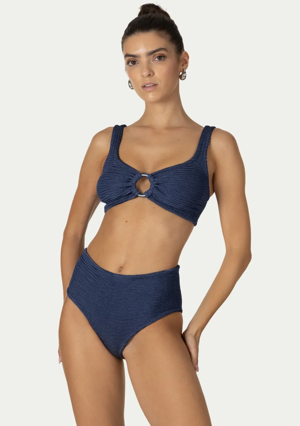 PARAMIDONNA IRINA HIGH WAISTED NAVY BLUE> One Size | Two Piece