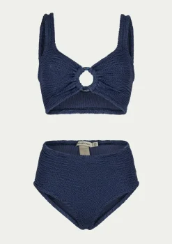 PARAMIDONNA IRINA HIGH WAISTED NAVY BLUE> One Size | Two Piece