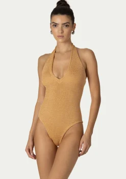 PARAMIDONNA JULIA PEACH LUREX> One Size | One Piece