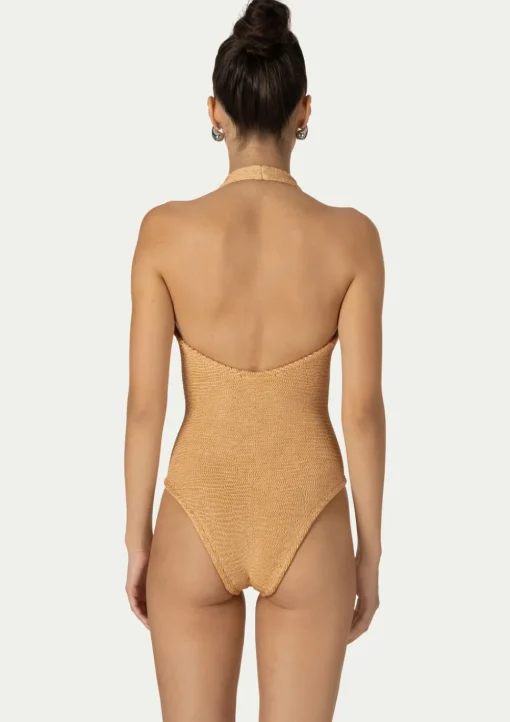 PARAMIDONNA JULIA PEACH LUREX> One Size | One Piece