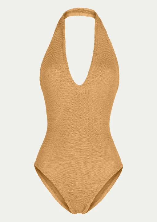 PARAMIDONNA JULIA PEACH LUREX> One Size | One Piece