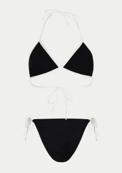 PARAMIDONNA LIVIA BLACK WITH WHITE> Two Piece | Swimwear