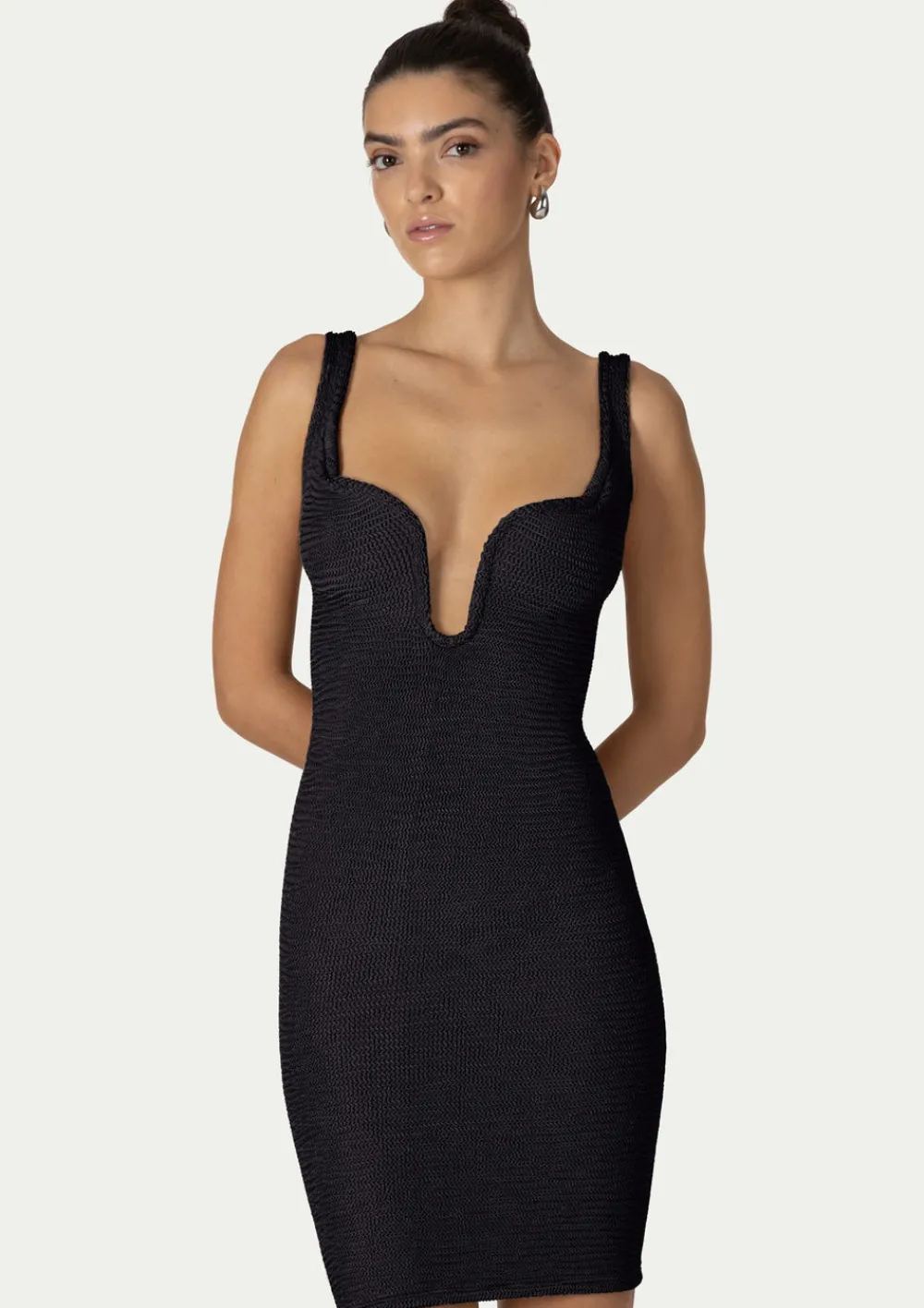 PARAMIDONNA MIKA DRESS BLACK> Dresses & Shirts | Beachwear