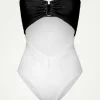 PARAMIDONNA RENE BLACK & WHITE> One Size | One Piece